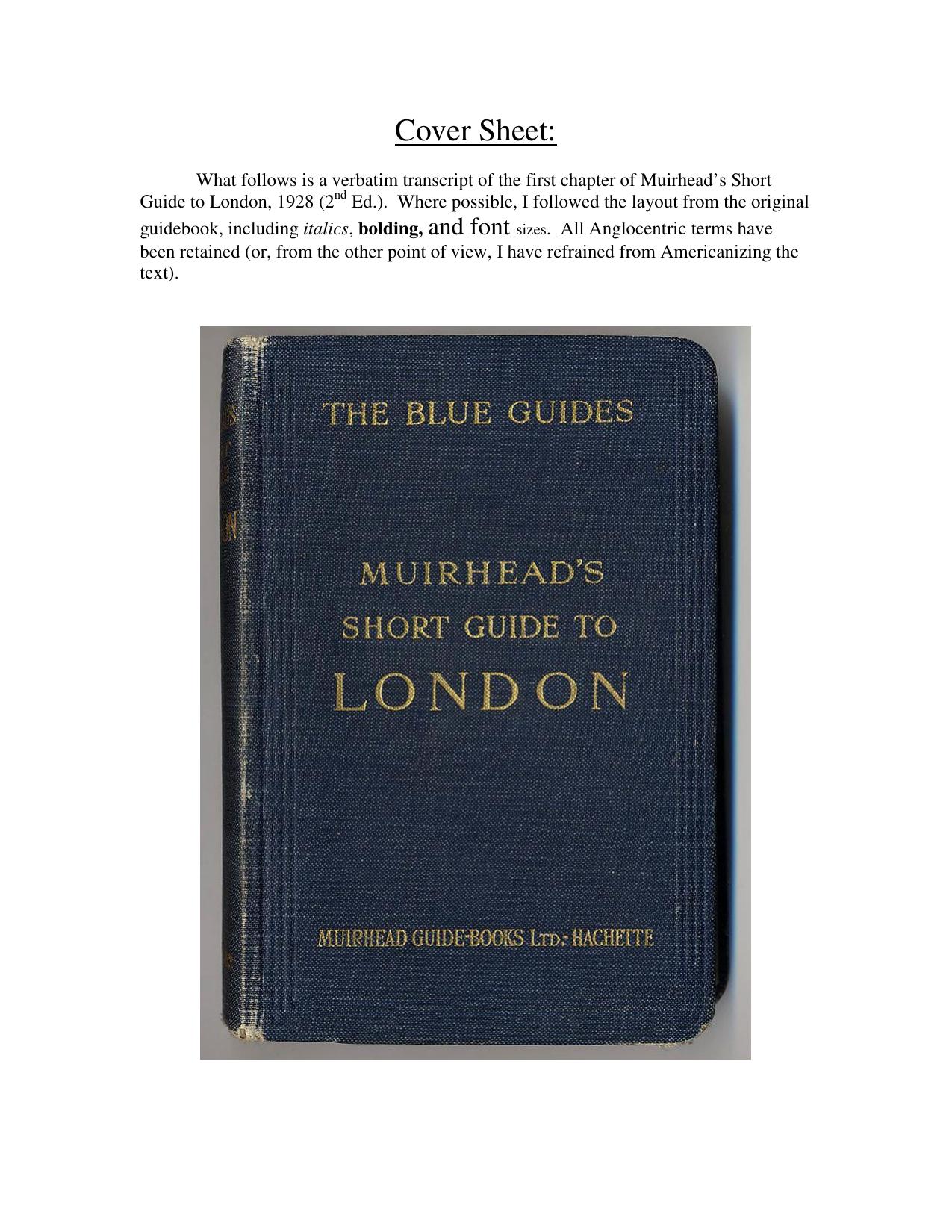 Microsoft Word - LondonGuide.rtf