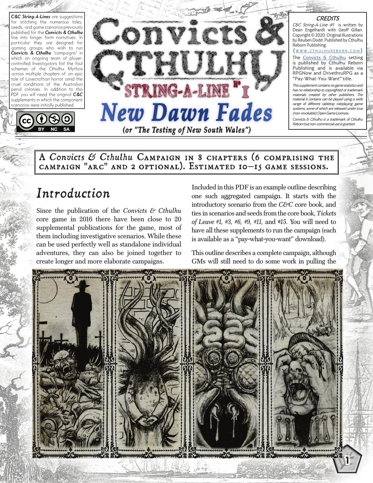 Call of Cthulhu - Convicts & Cthulhu - String-A-Line #1