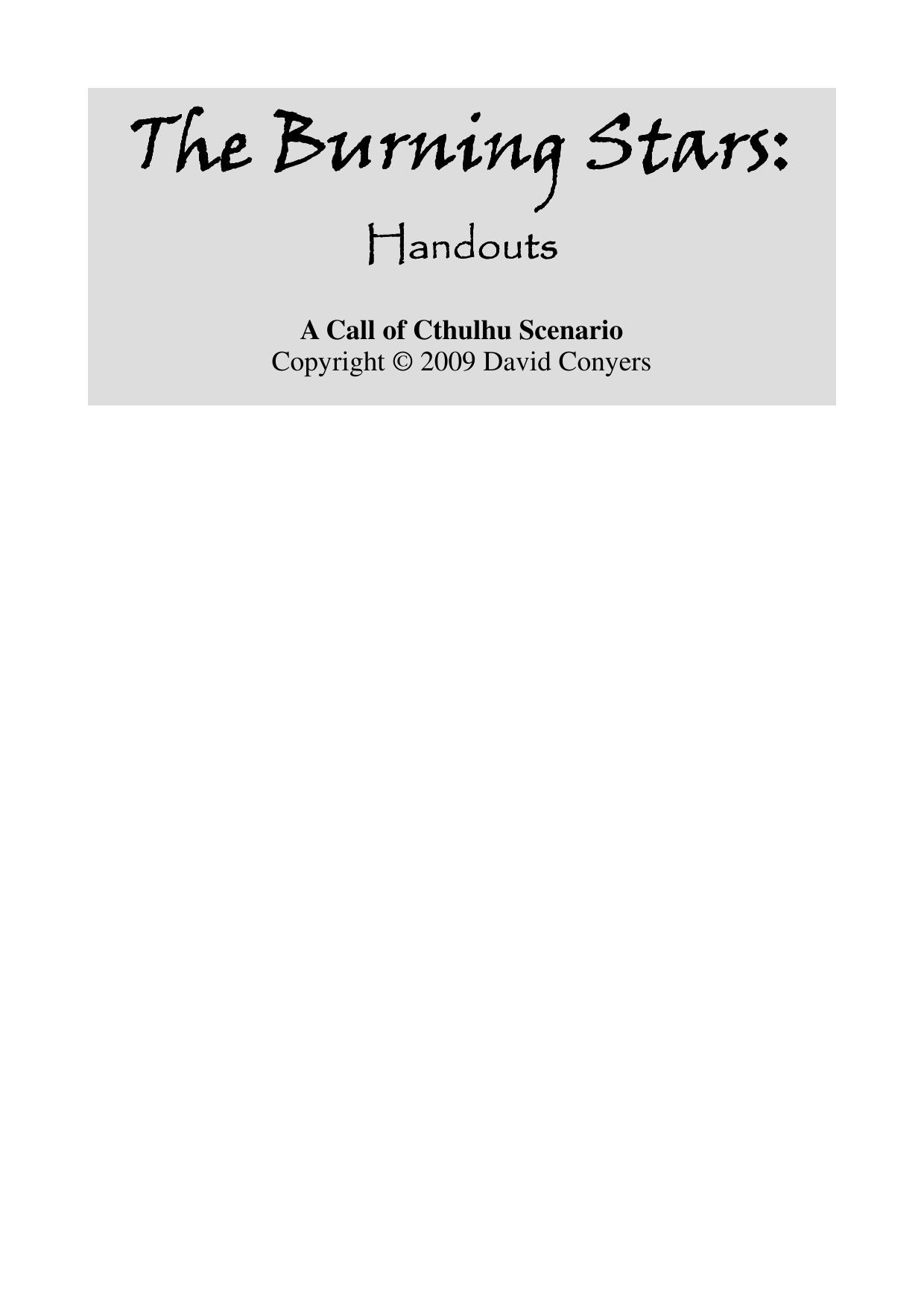 TheBurningStars-Handouts.pub
