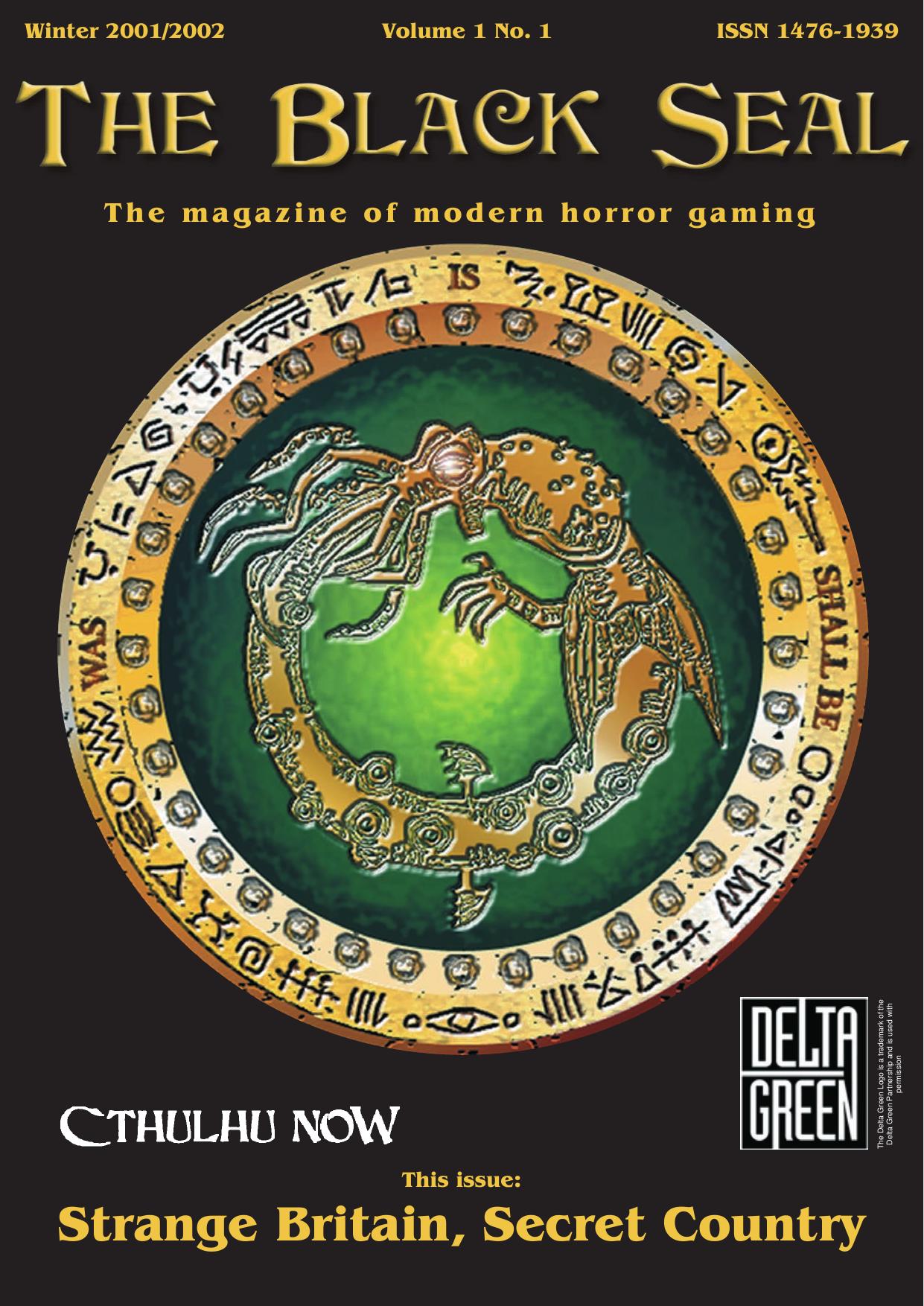 The Black Seal number 1