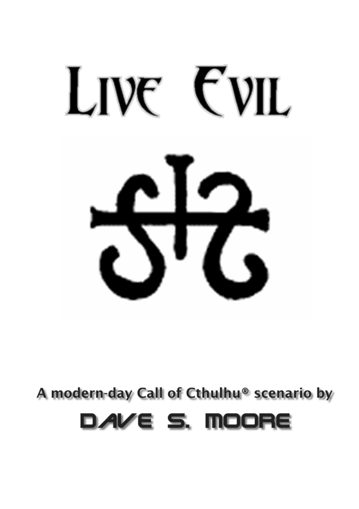 Microsoft Word - live evil.doc