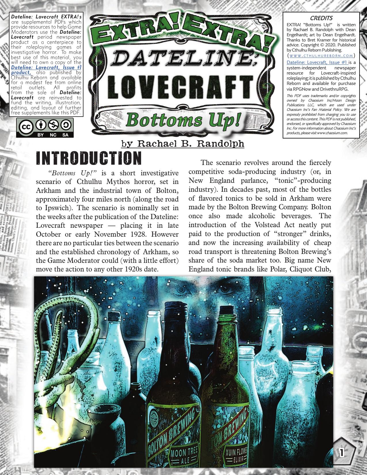 Dateline Lovecraft - Issue #1 - EXTRA!