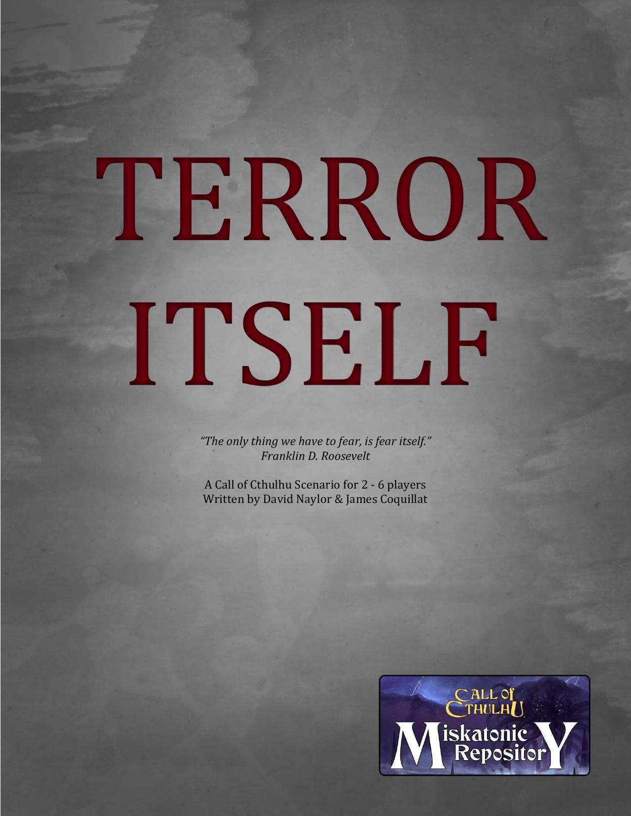 CoC - Miskatonic Repository