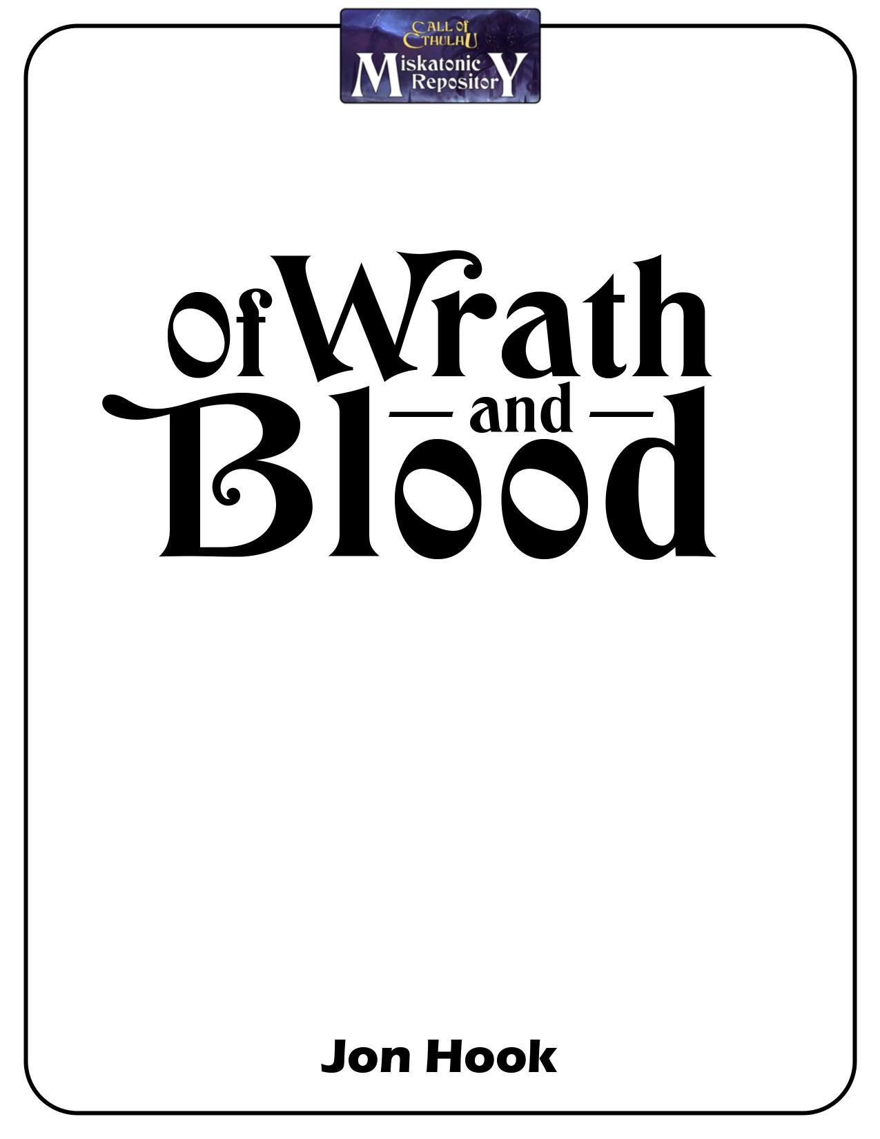 CoC - Miskatonic Repository