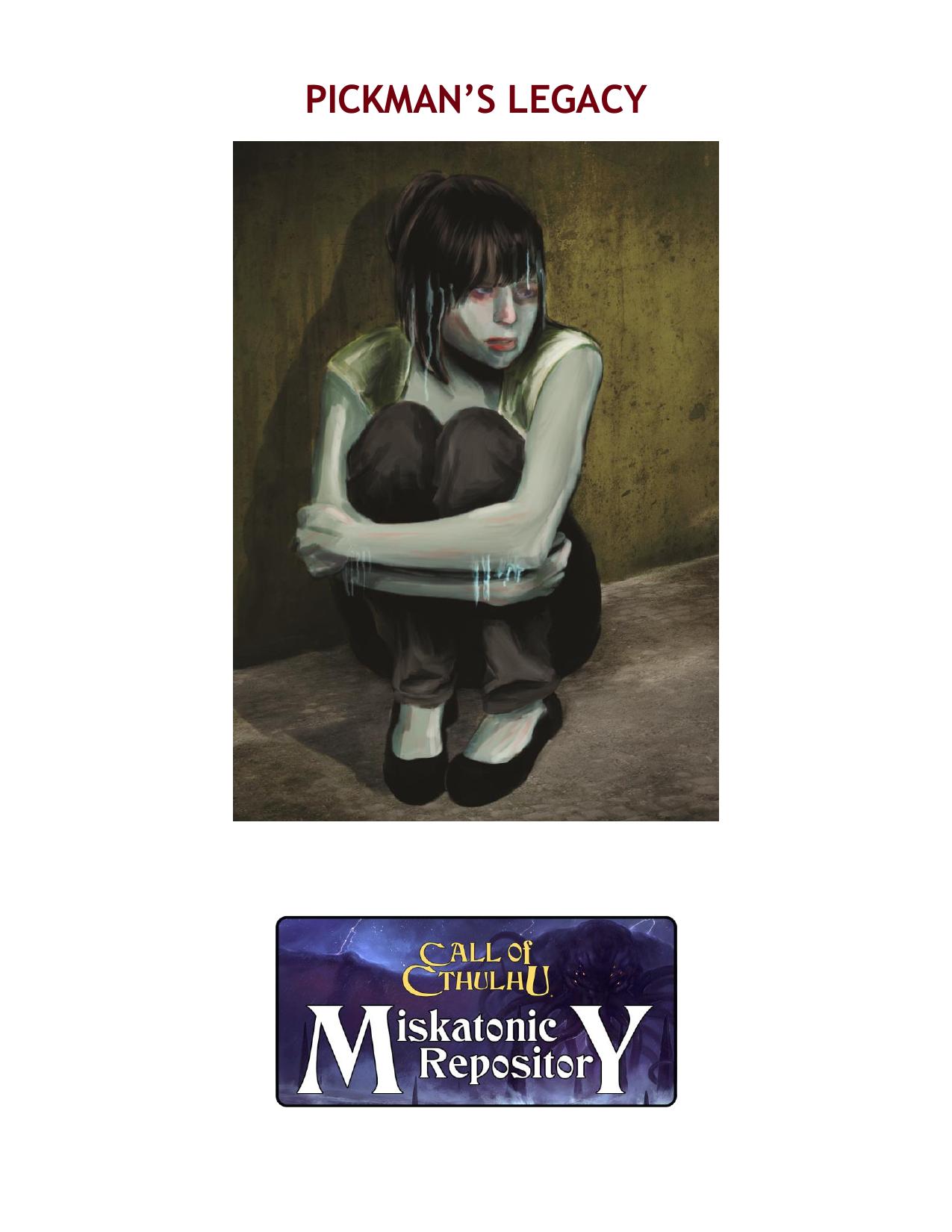 CoC - Miskatonic Repository - Modern Era