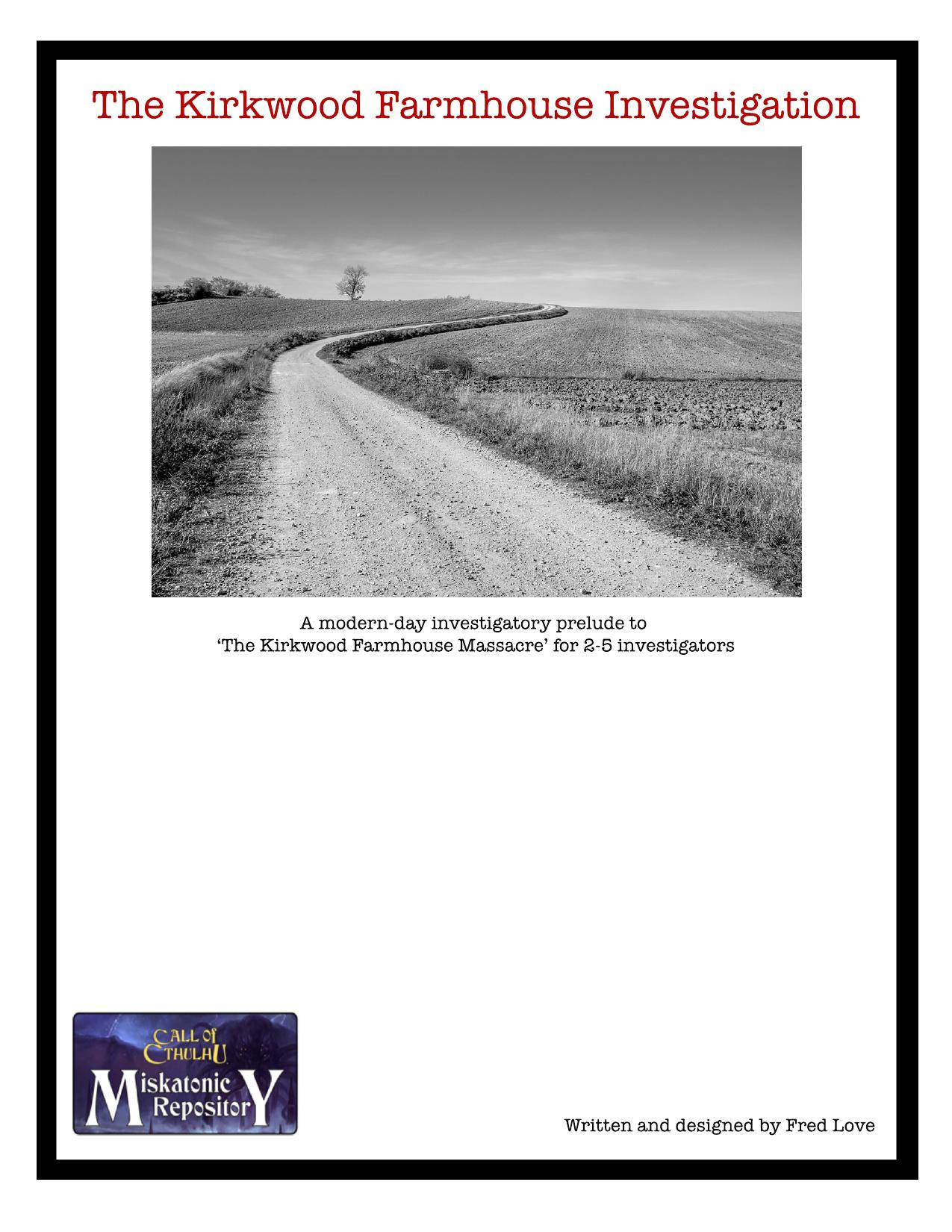 CoC - Miskatonic Repository - Modern Era