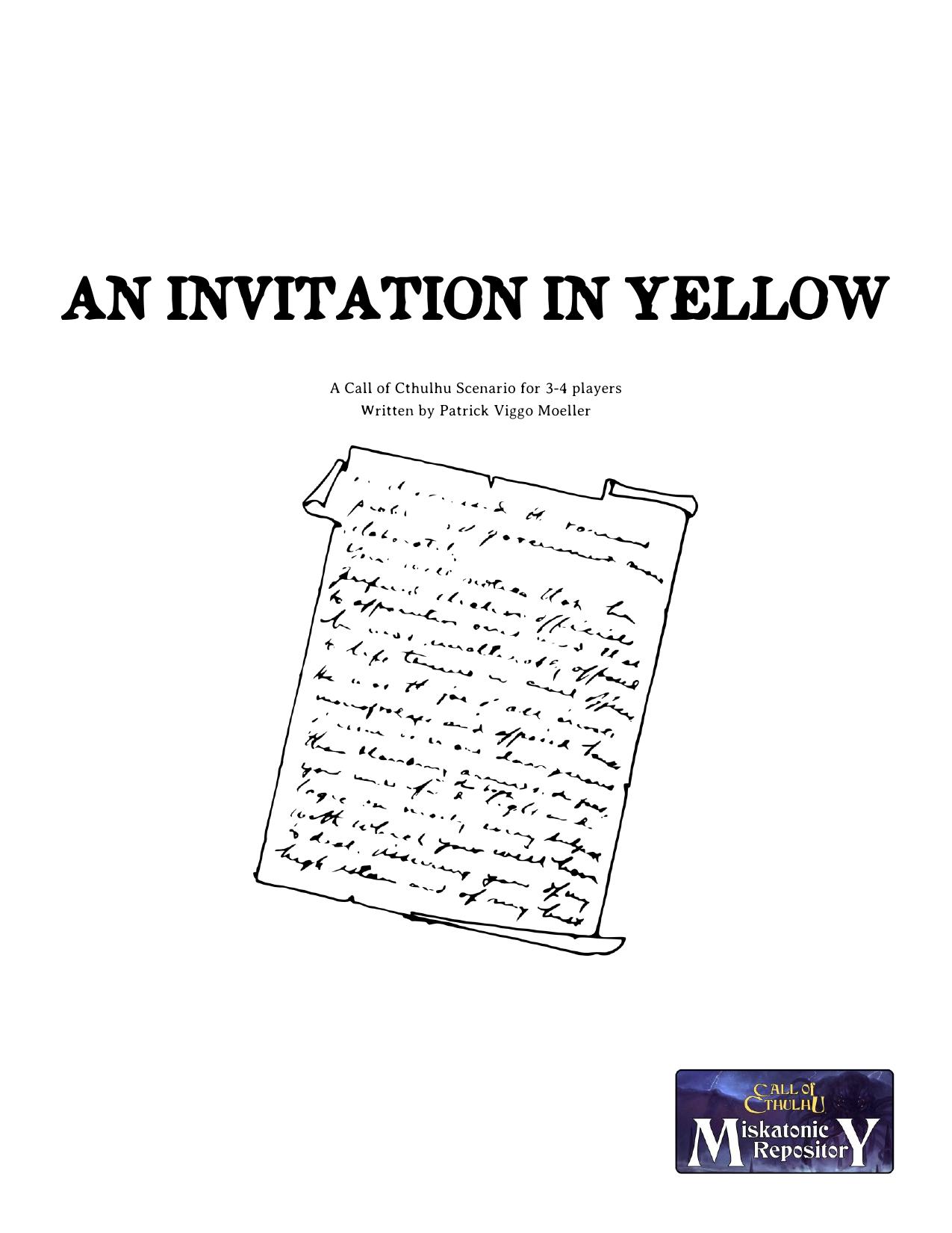 CoC - Miskatonic Repository