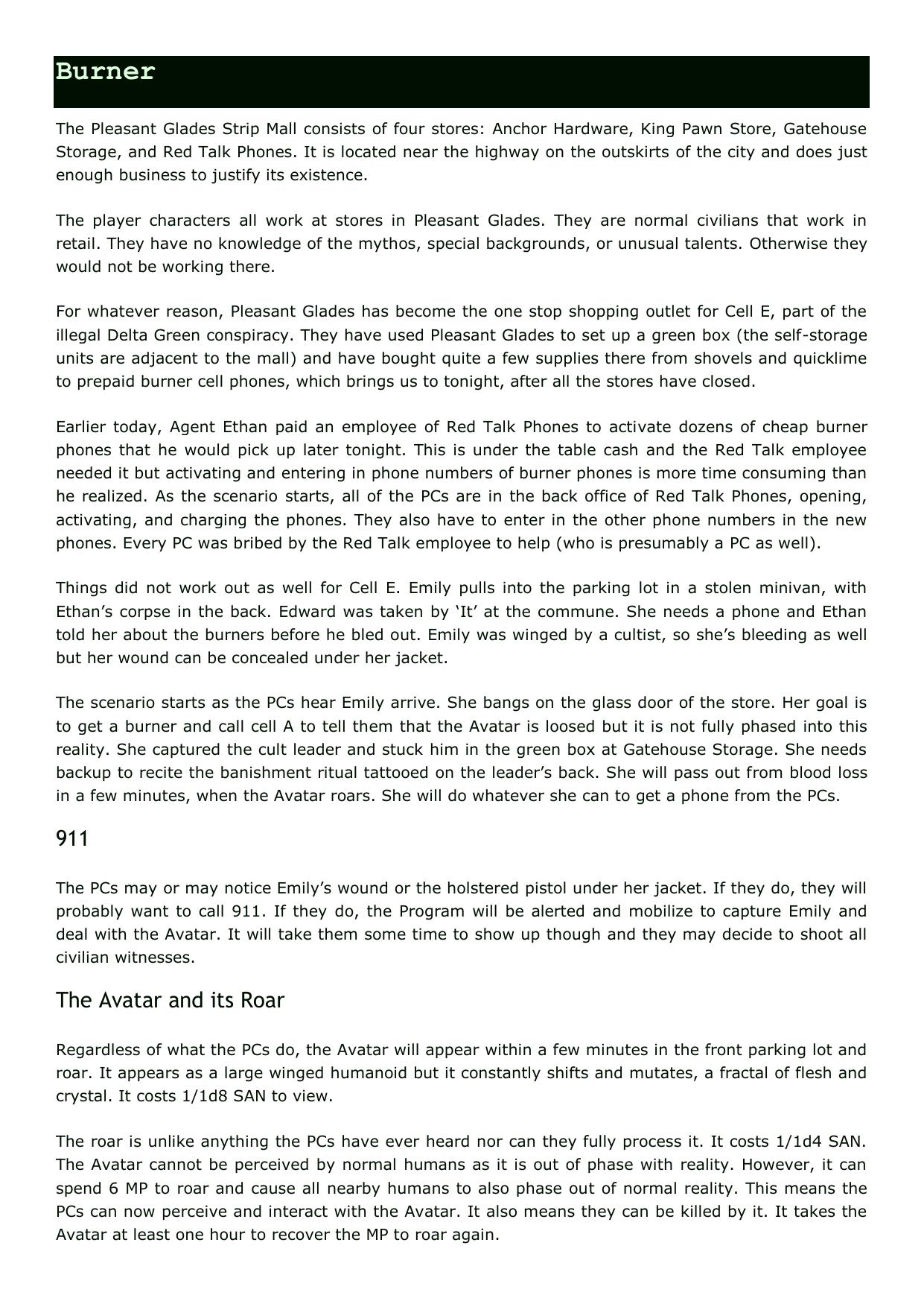 CoC - Delta Green - Adv