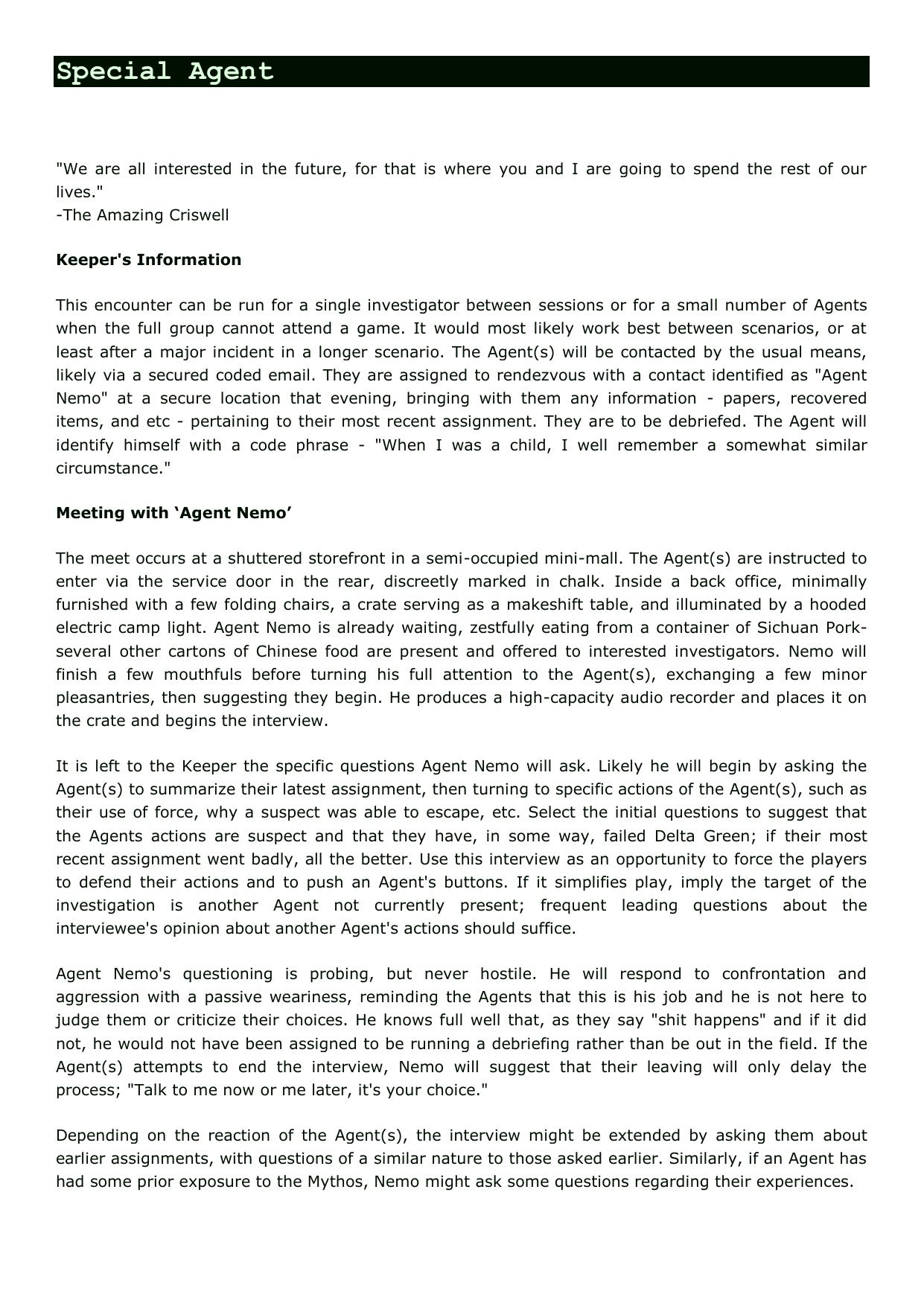 CoC - Delta Green - Adv