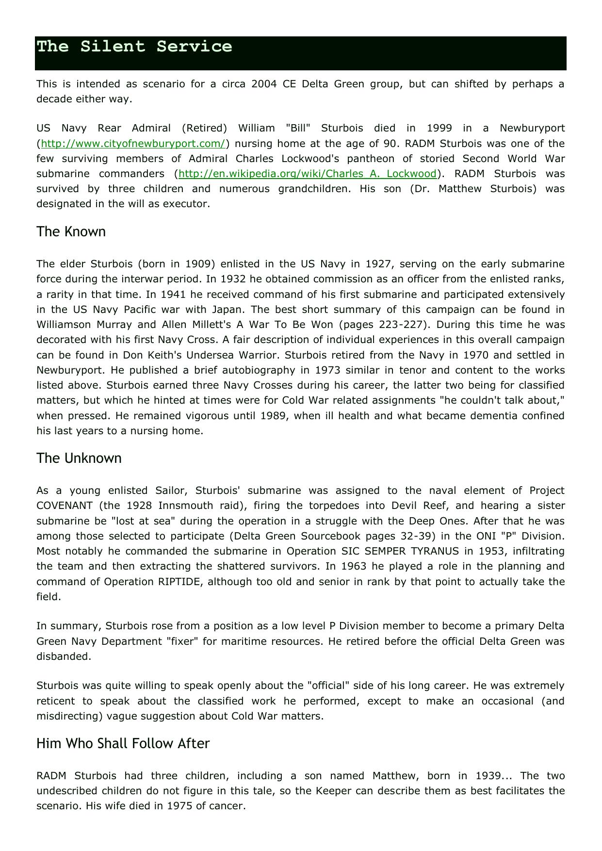 CoC - Delta Green - Adv