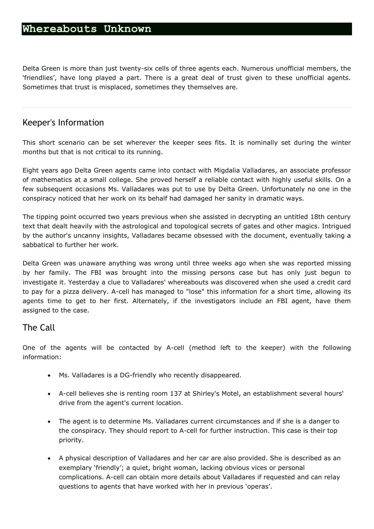 CoC - Delta Green - Adv