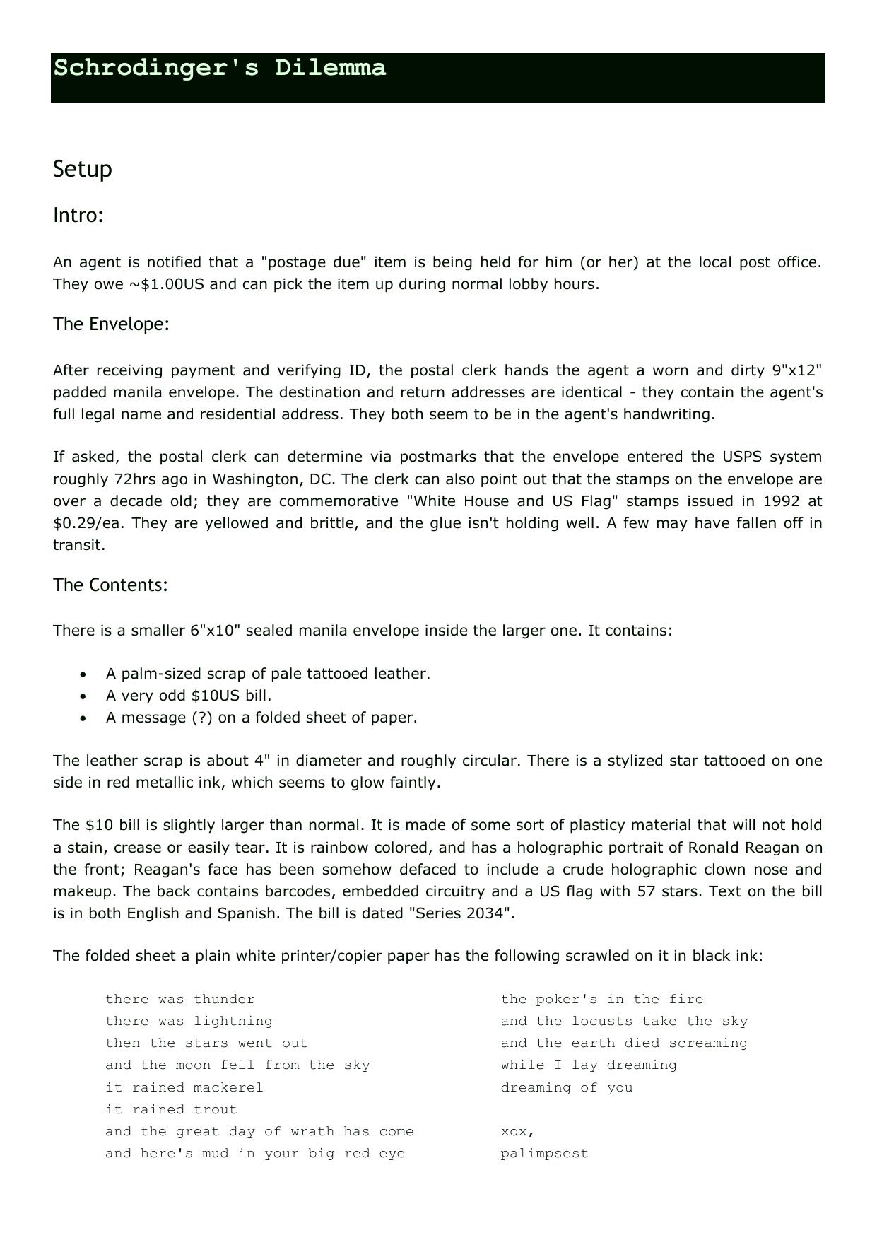 CoC - Delta Green - Adv