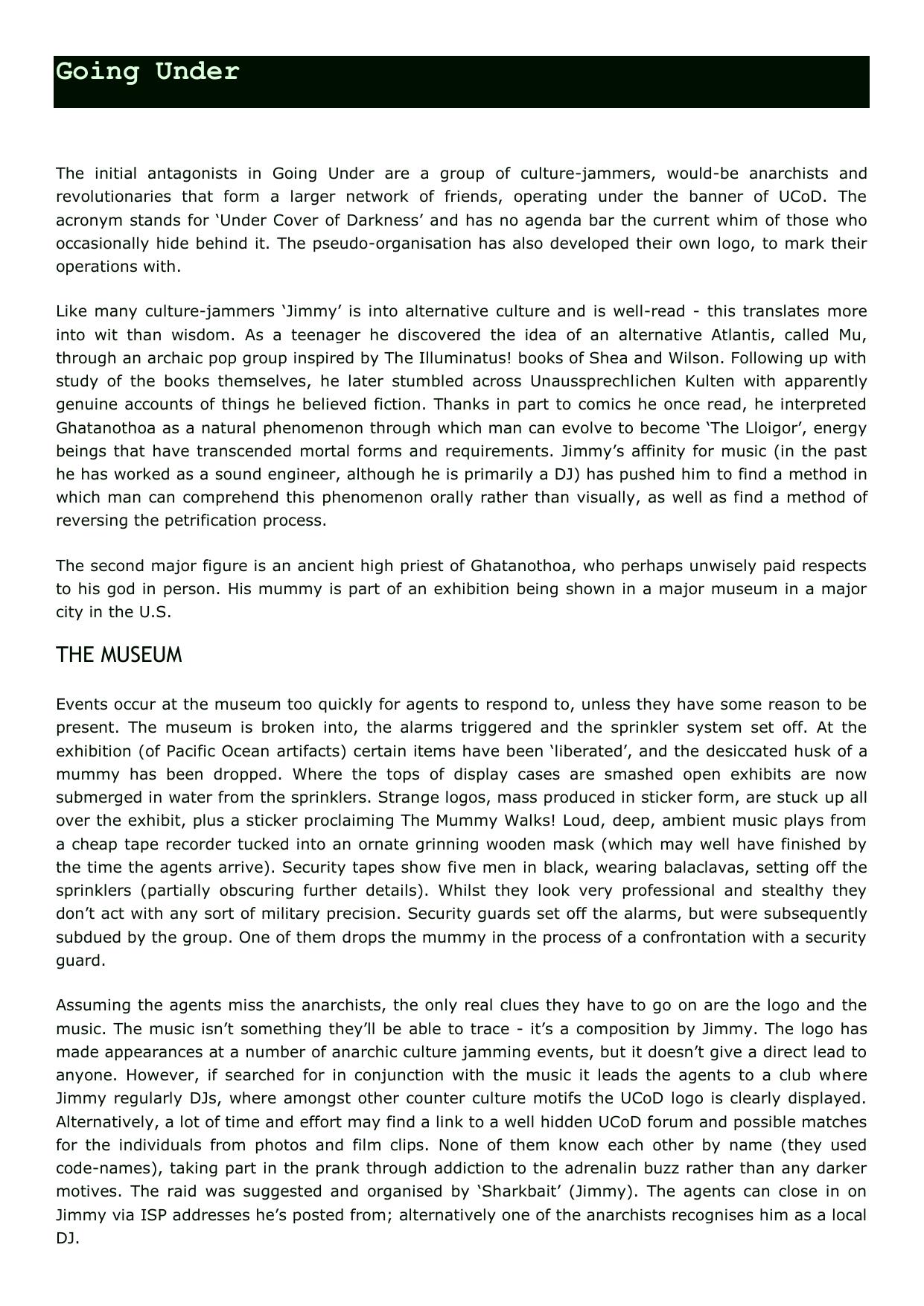 CoC - Delta Green - Adv