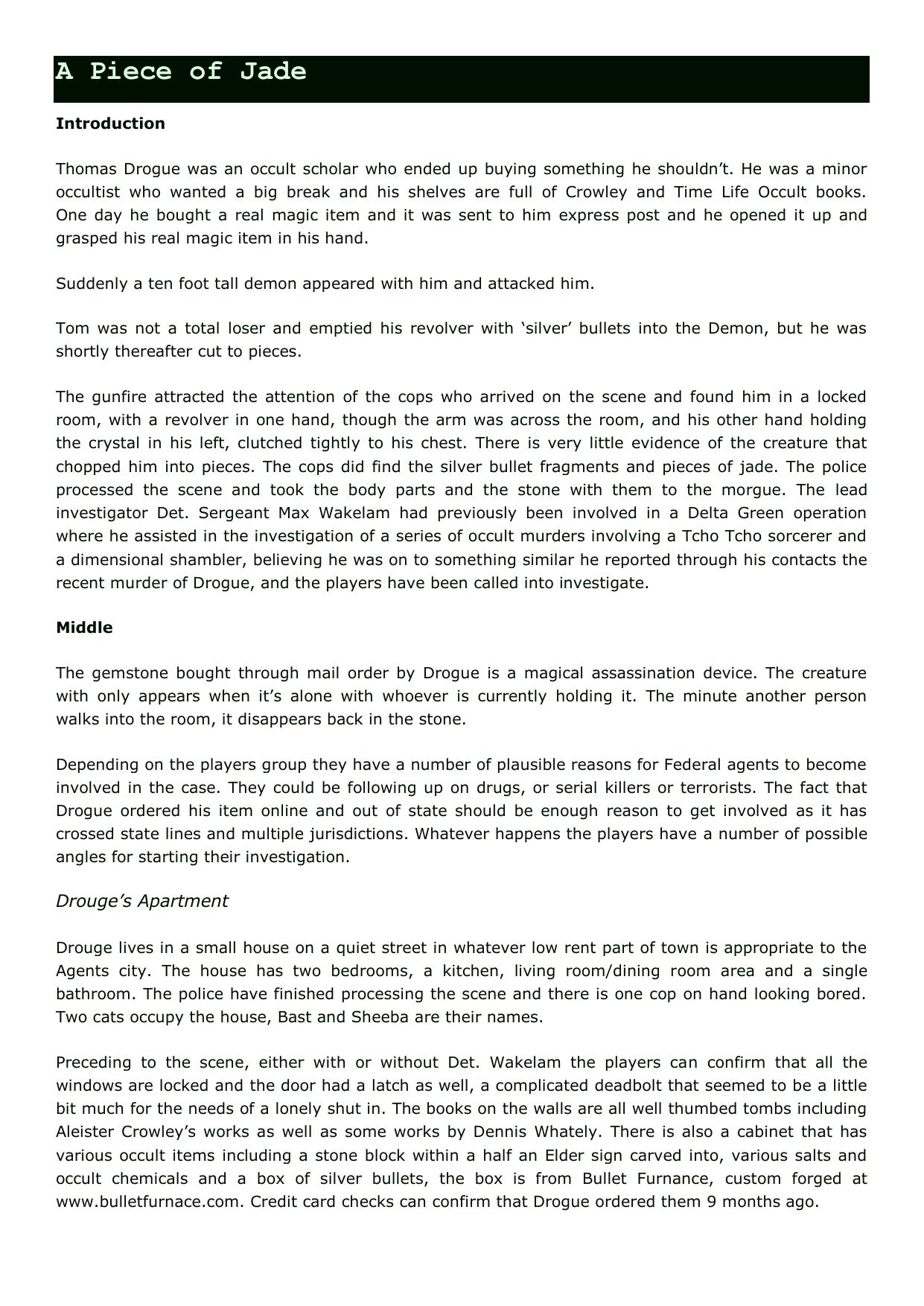 CoC - Delta Green - Adv