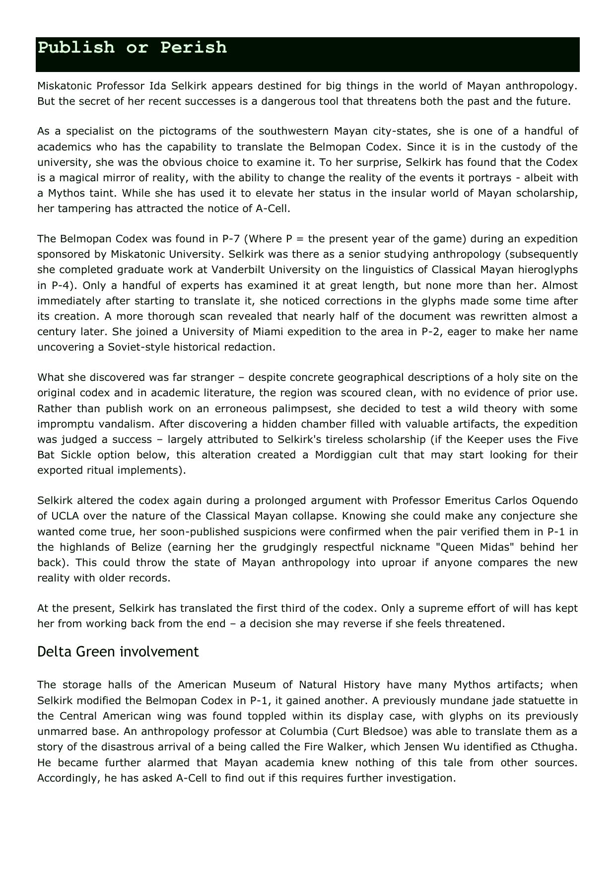 CoC - Delta Green - Adv