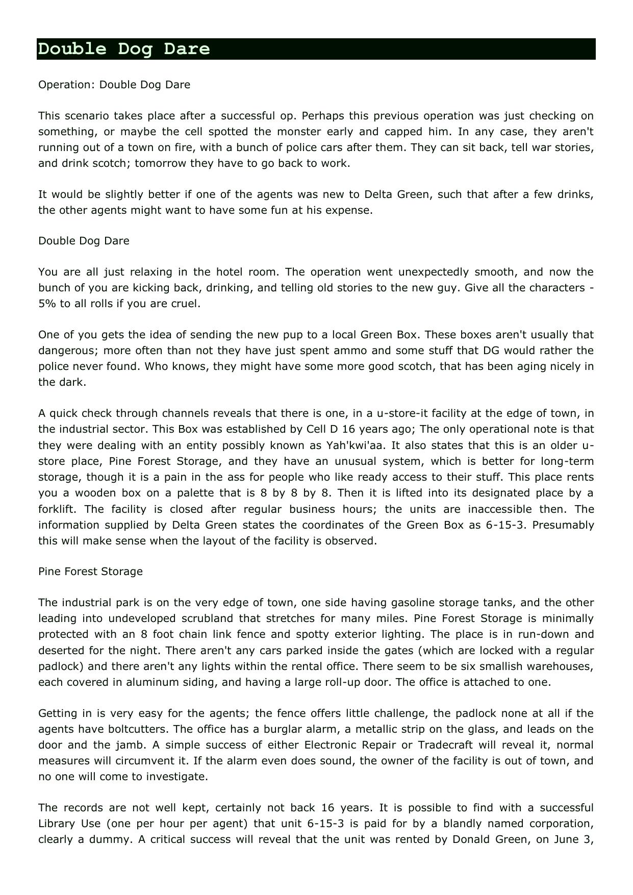 CoC - Delta Green - Adv