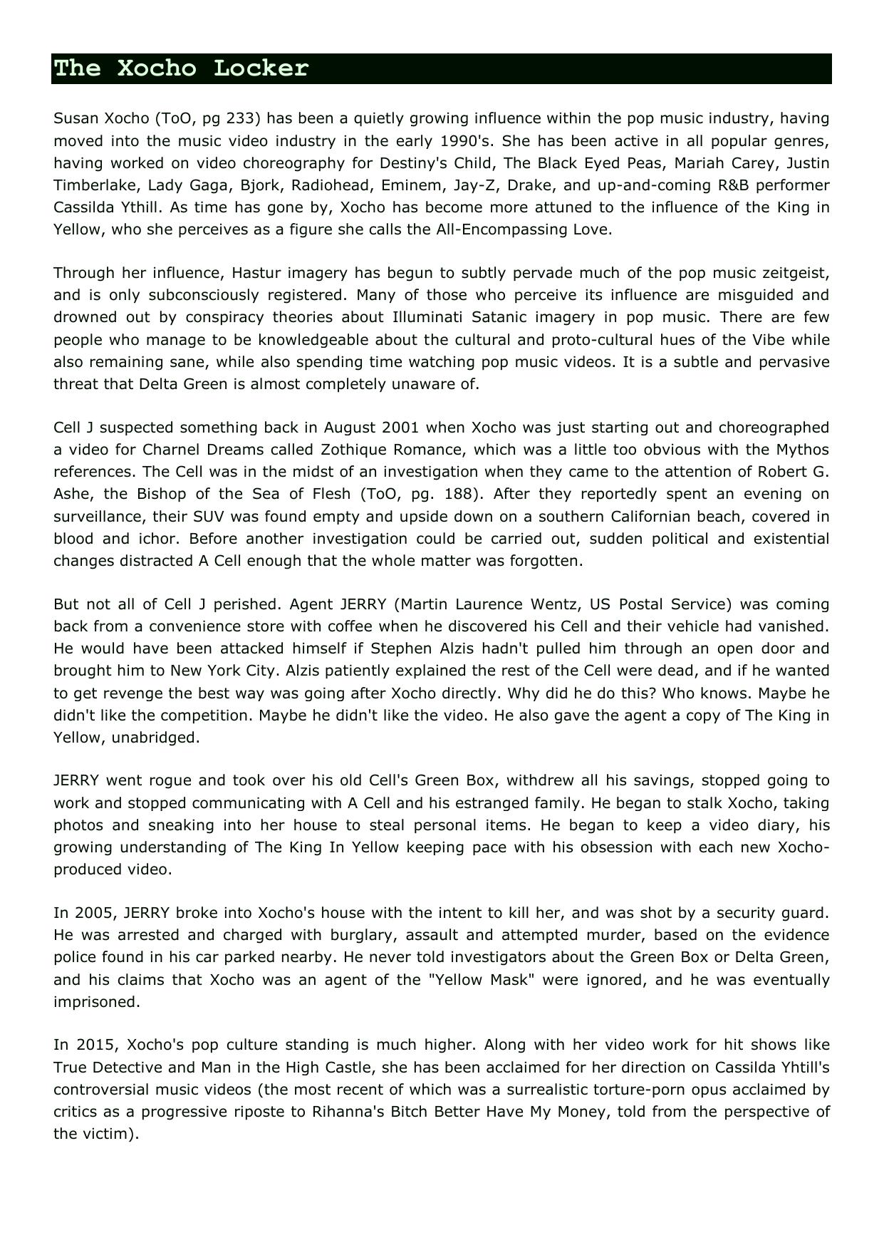 CoC - Delta Green - Adv