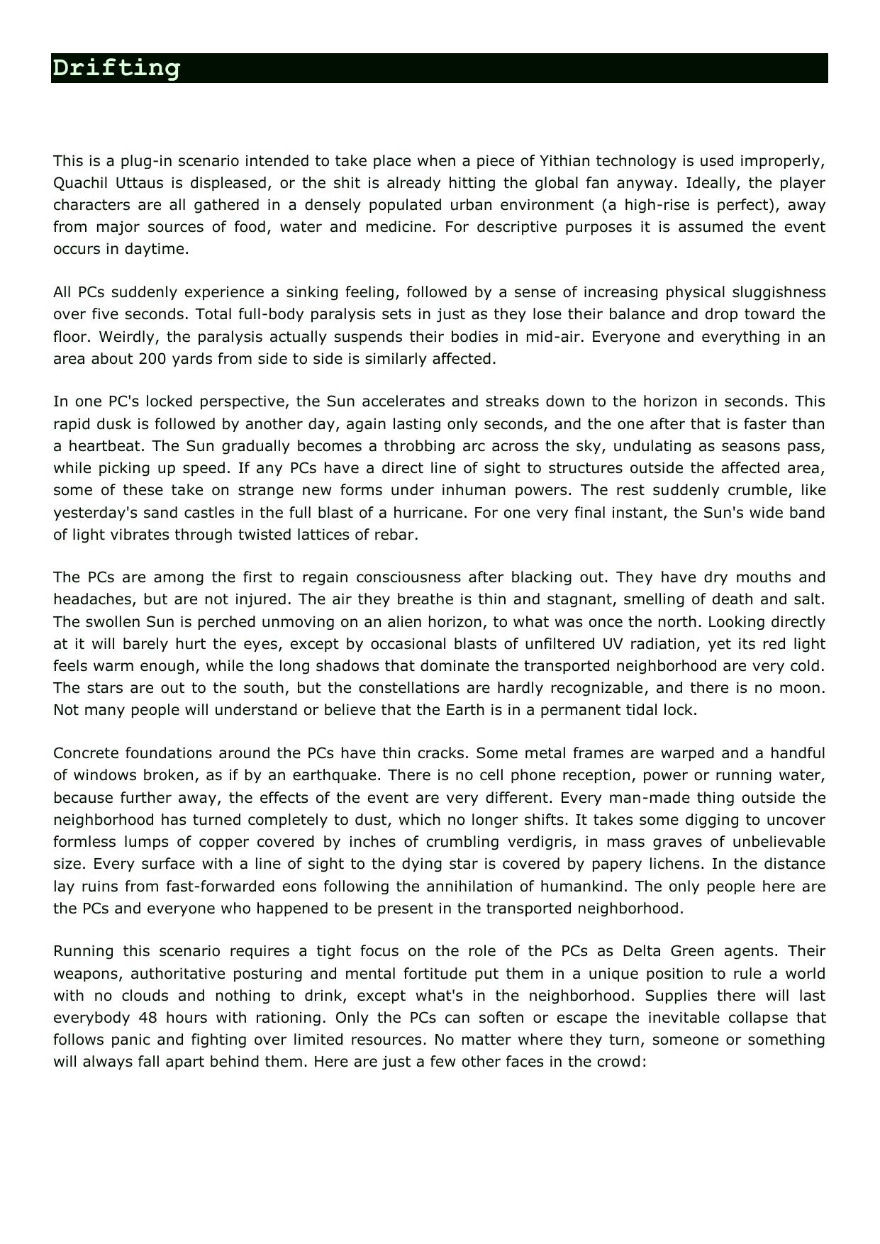 CoC - Delta Green - Adv