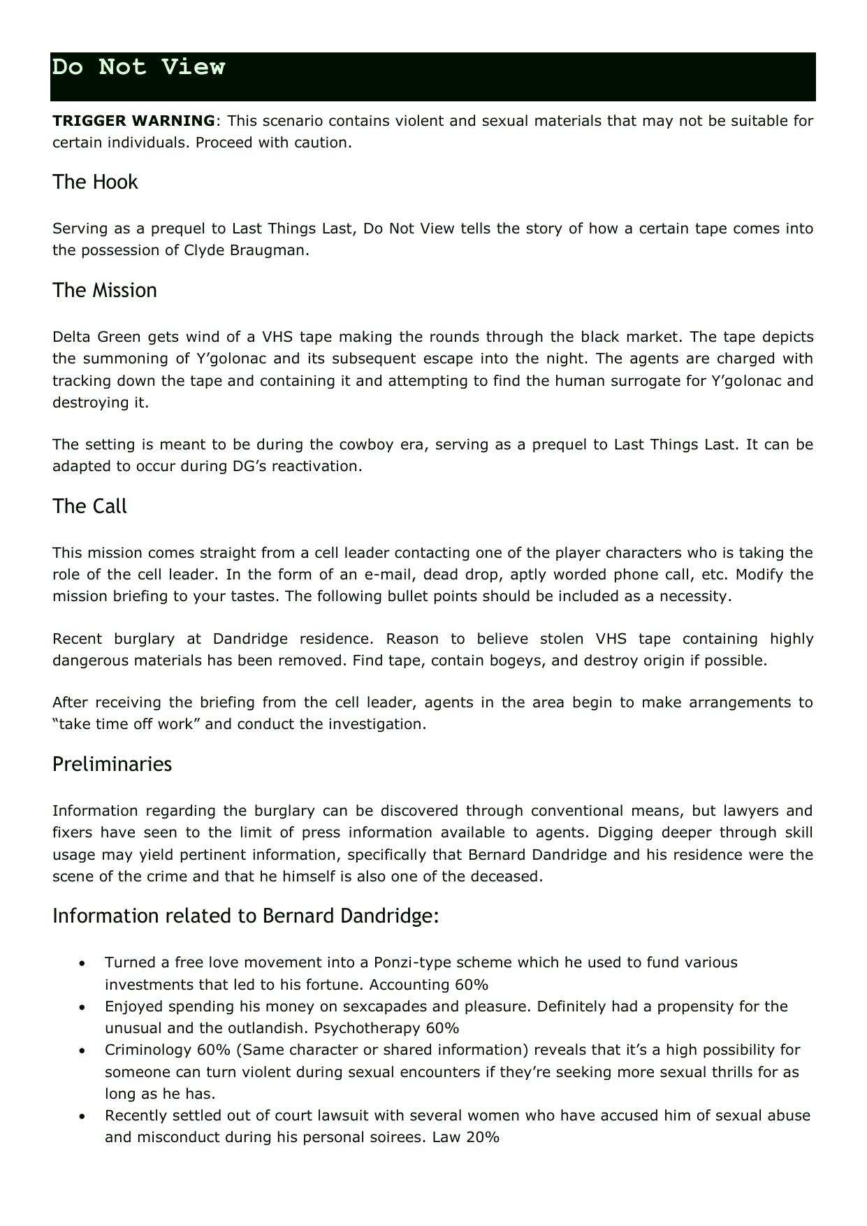 CoC - Delta Green - Adv