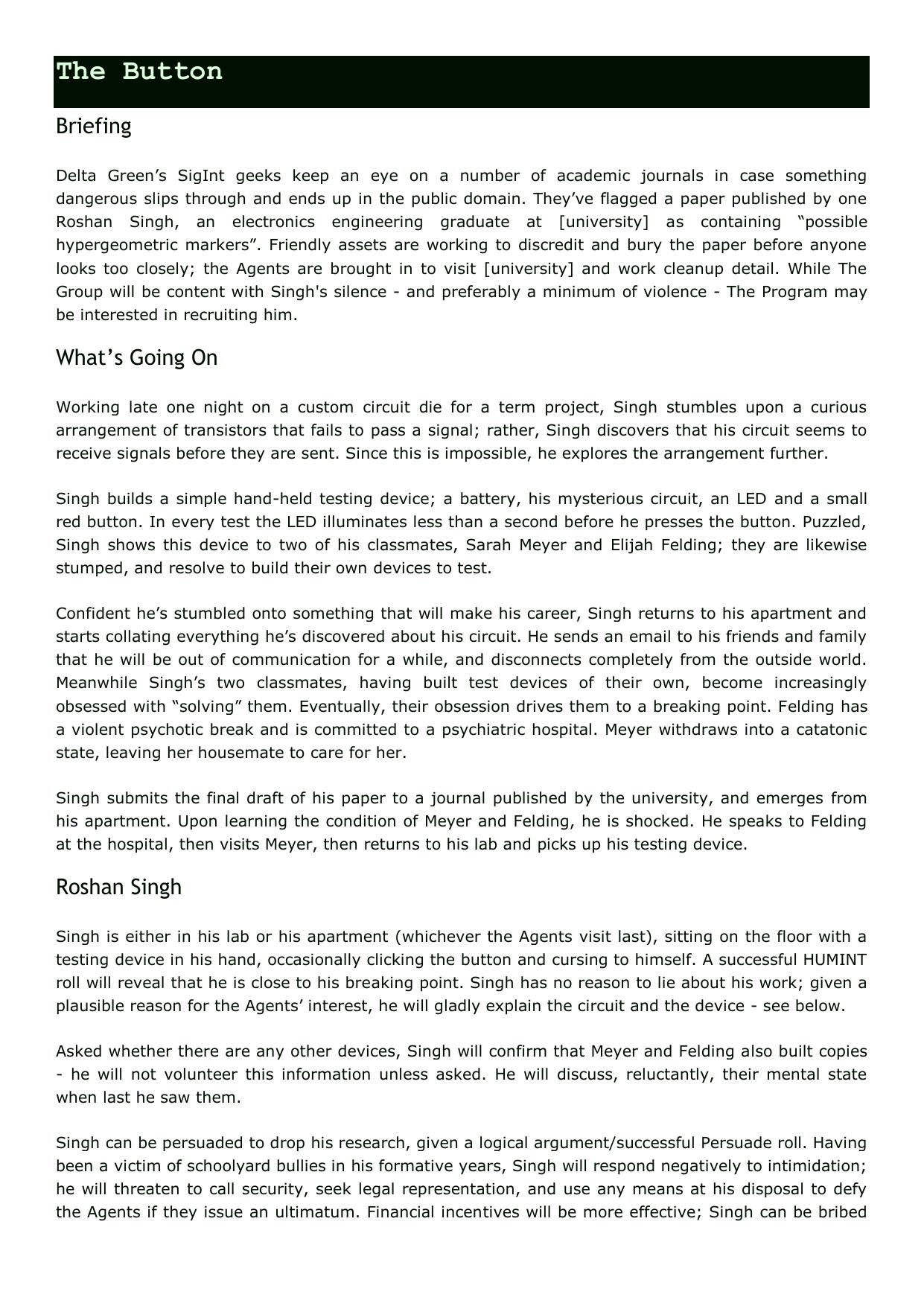 CoC - Delta Green - Adv