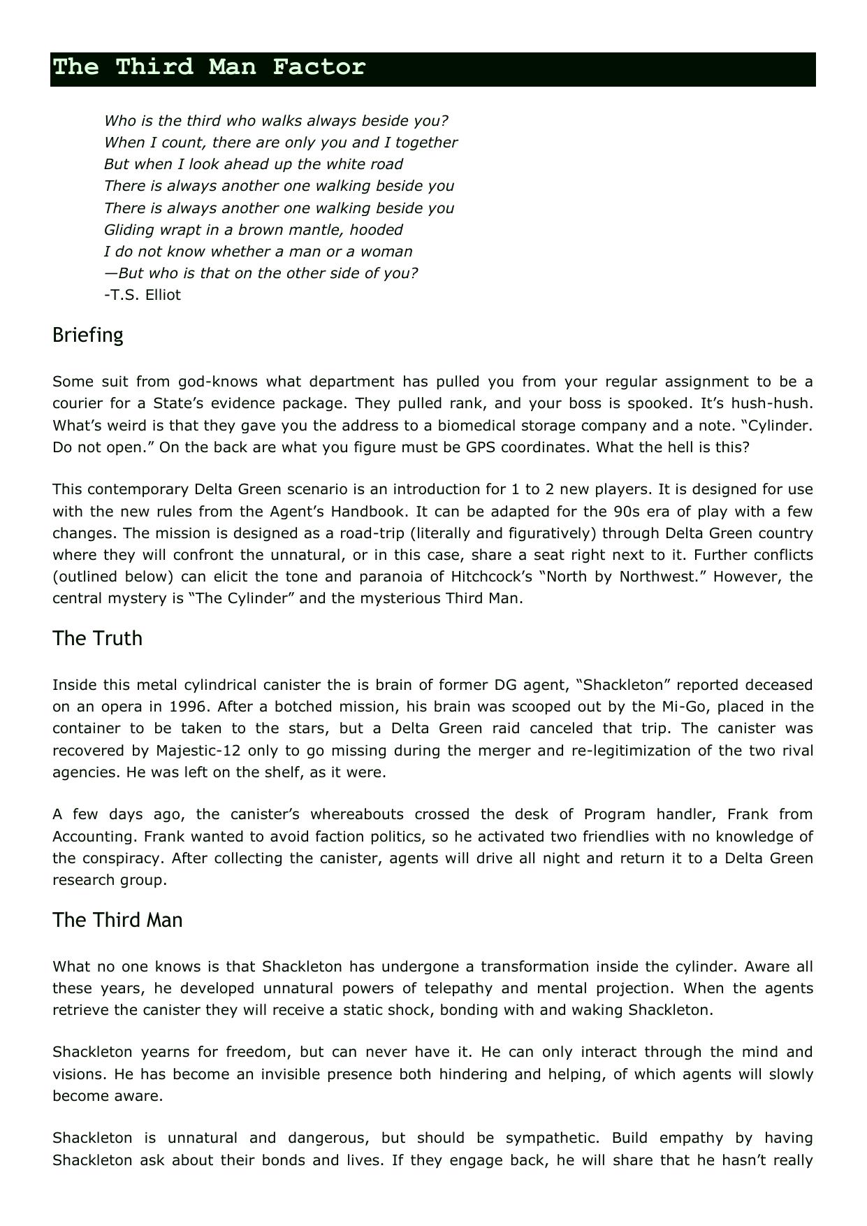 CoC - Delta Green - Adv