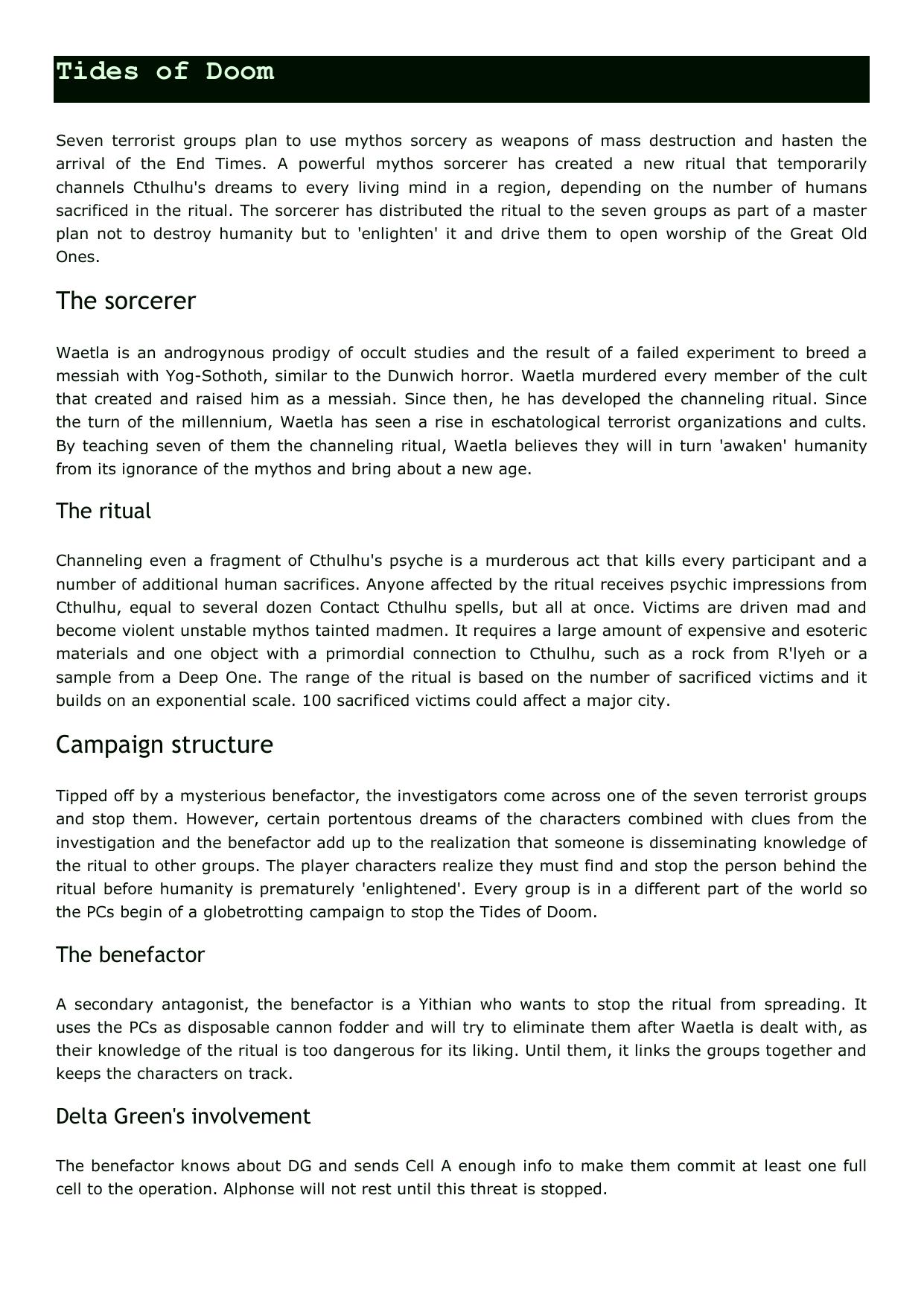 CoC - Delta Green - Adv