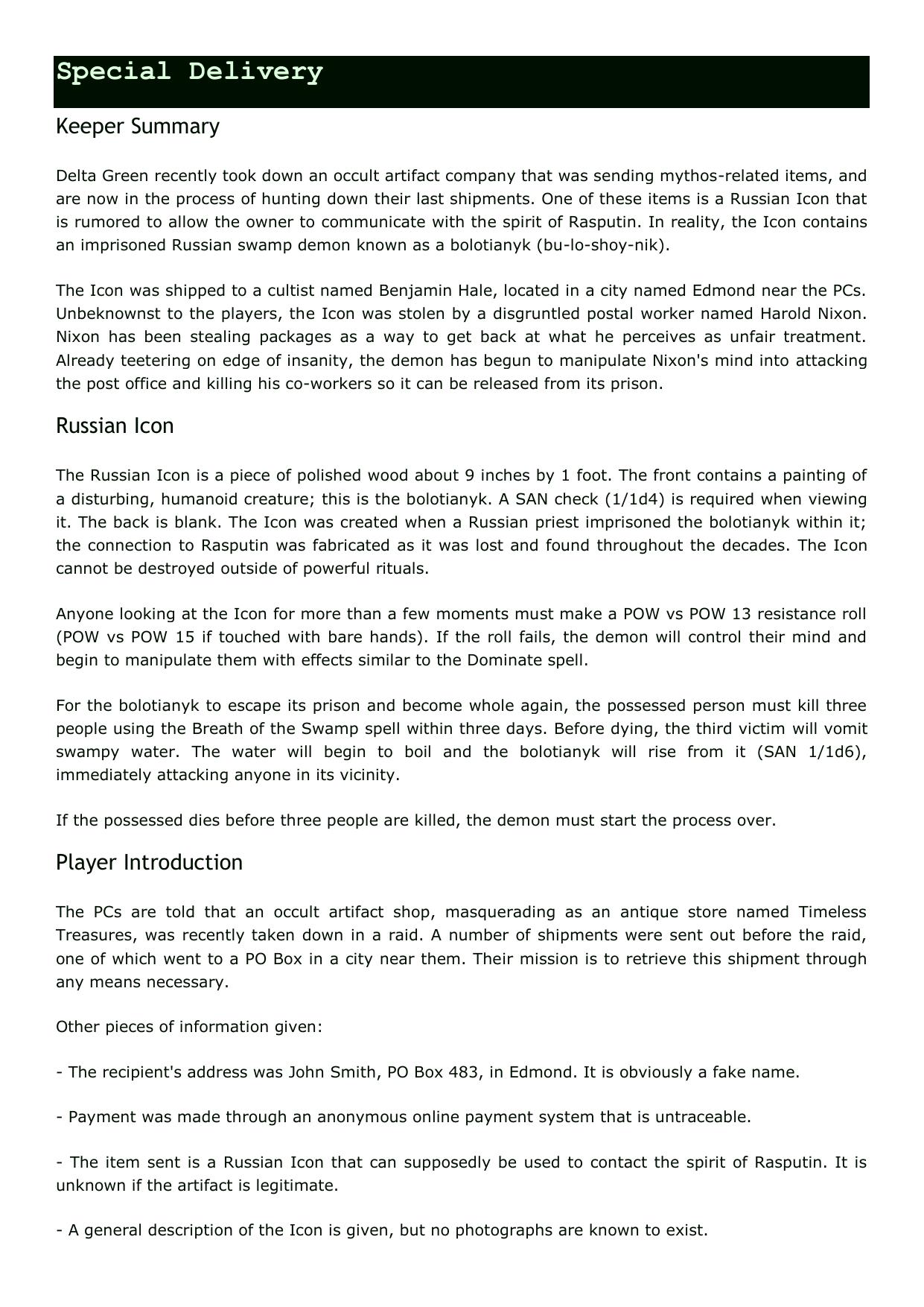 CoC - Delta Green - Adv