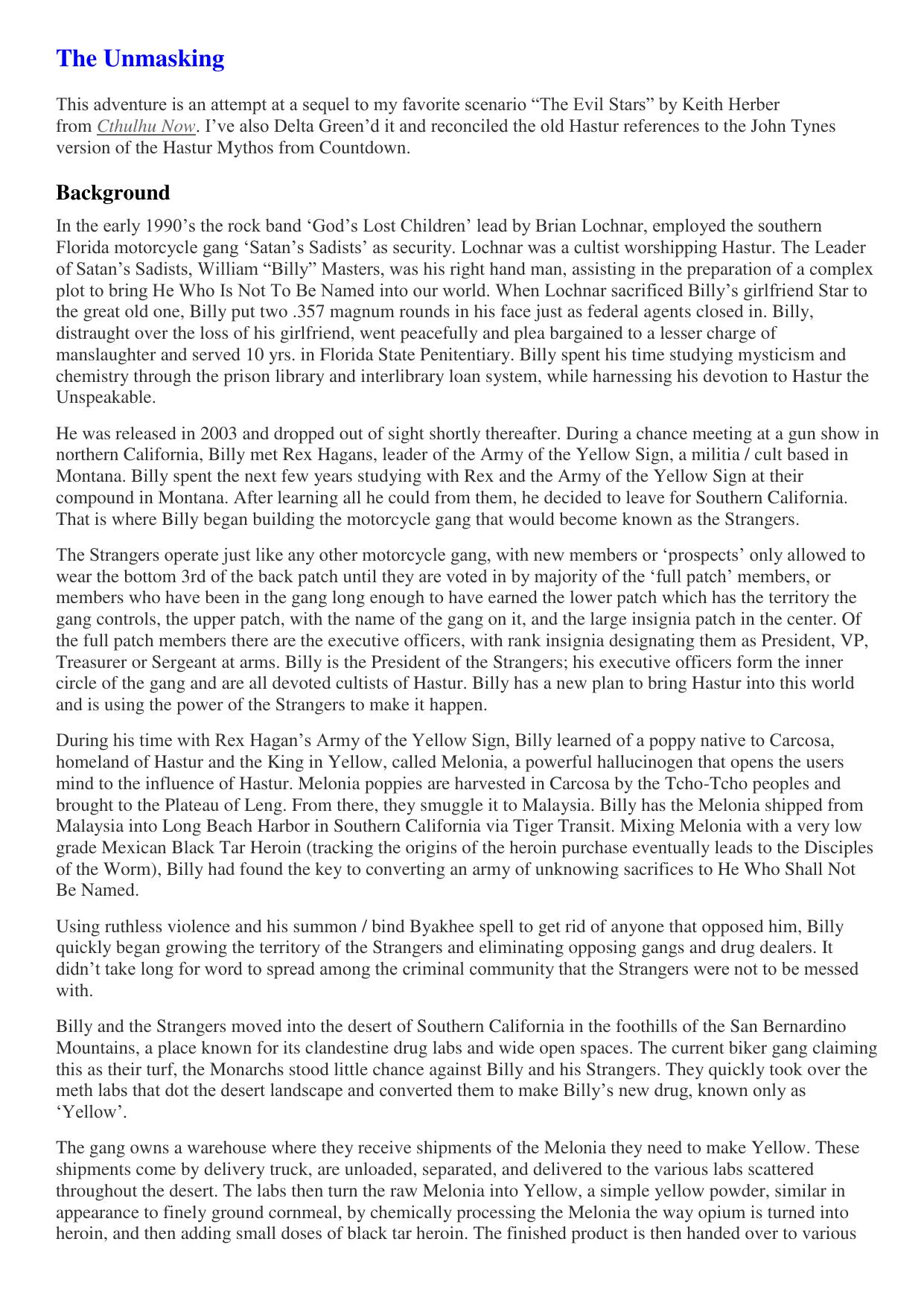 CoC - Delta Green - Adv