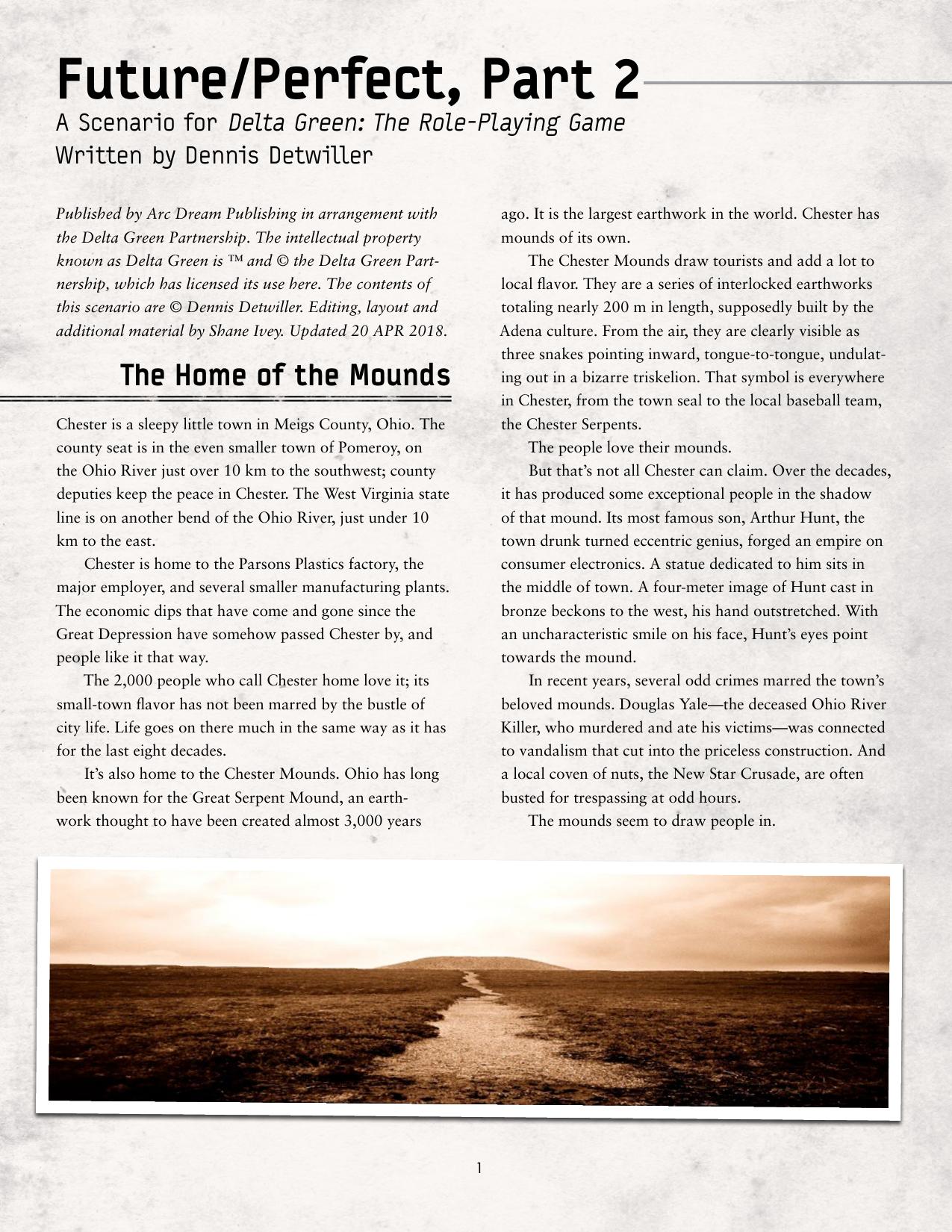 Delta Green RPG - Adv - Future Perfect