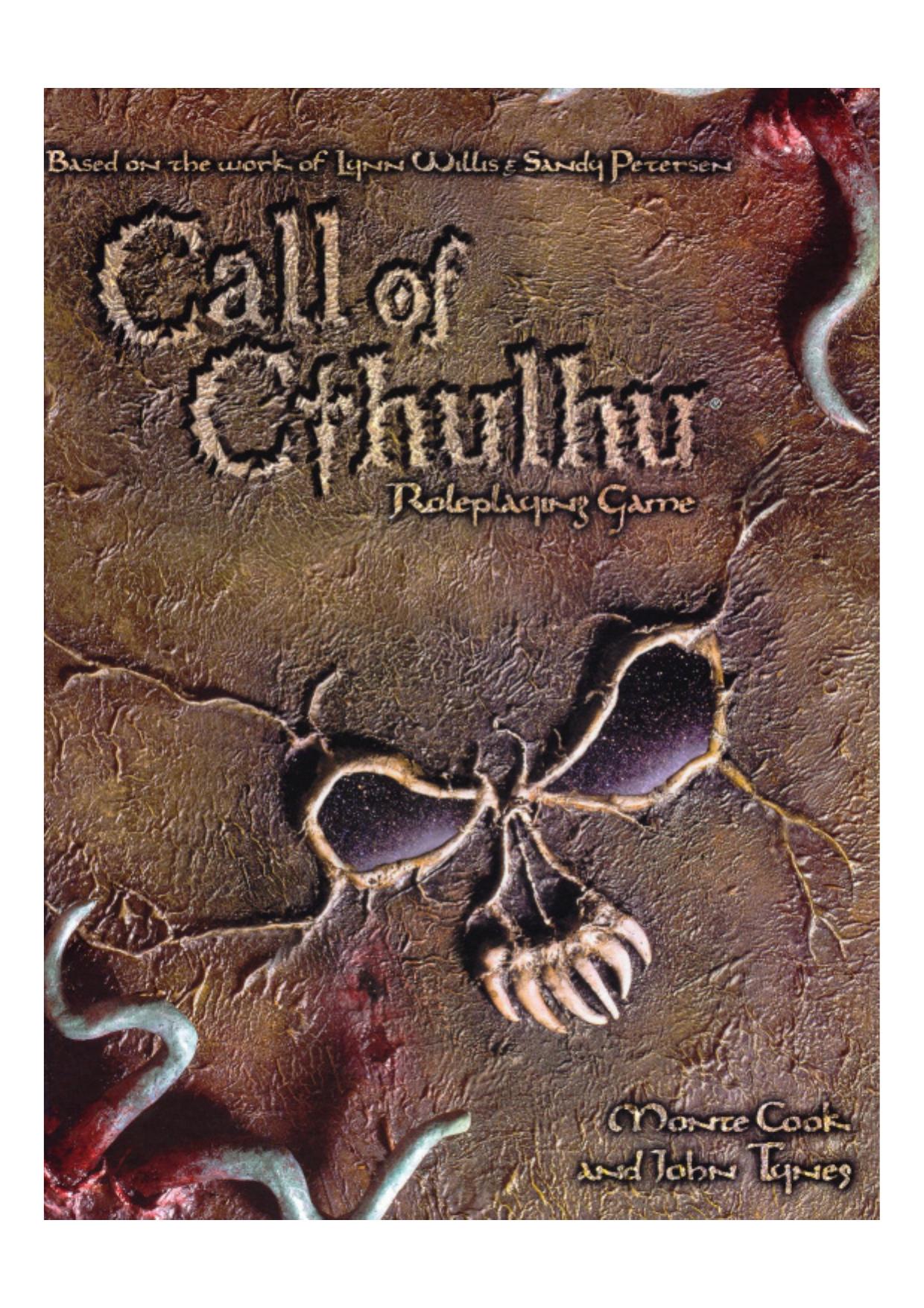 Call of Cthulhu 4-pane GM Screen.pmd