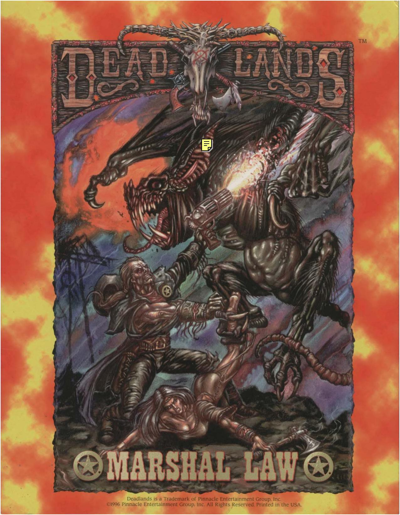 Deadlands: Marshal Law