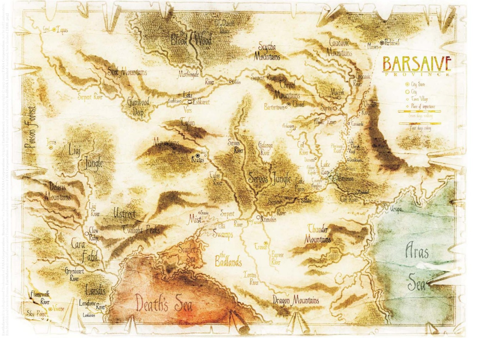 Barsaive Map (RBL 505)