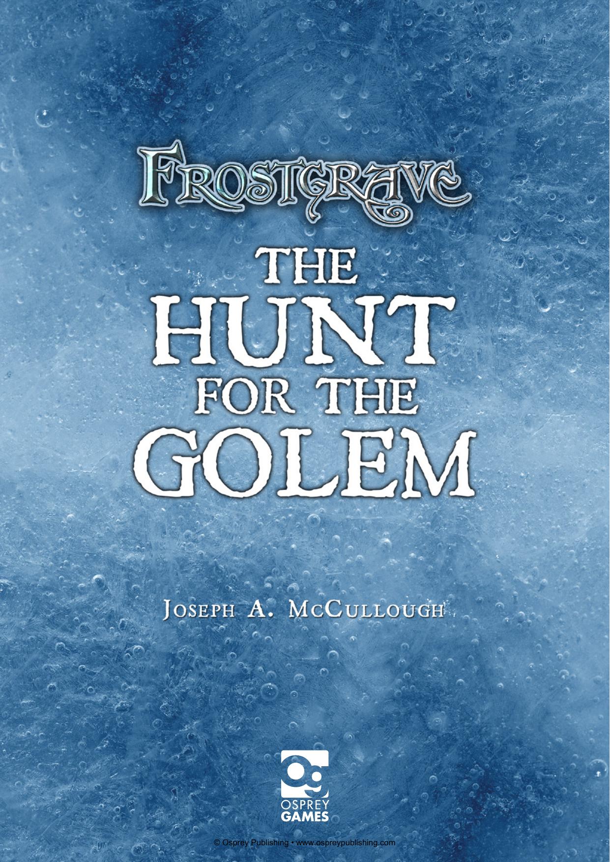 Hunt for the Golem (ocr)