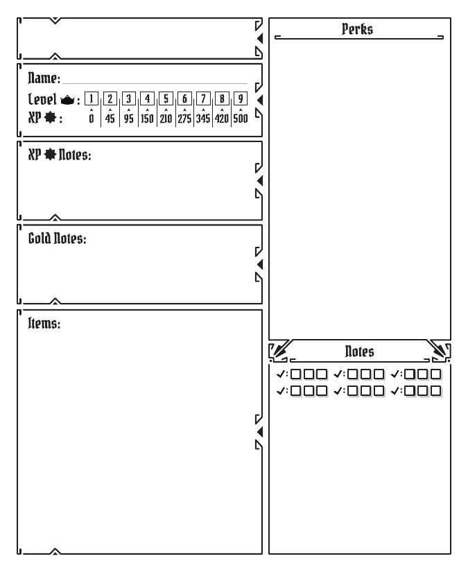 Character Sheet