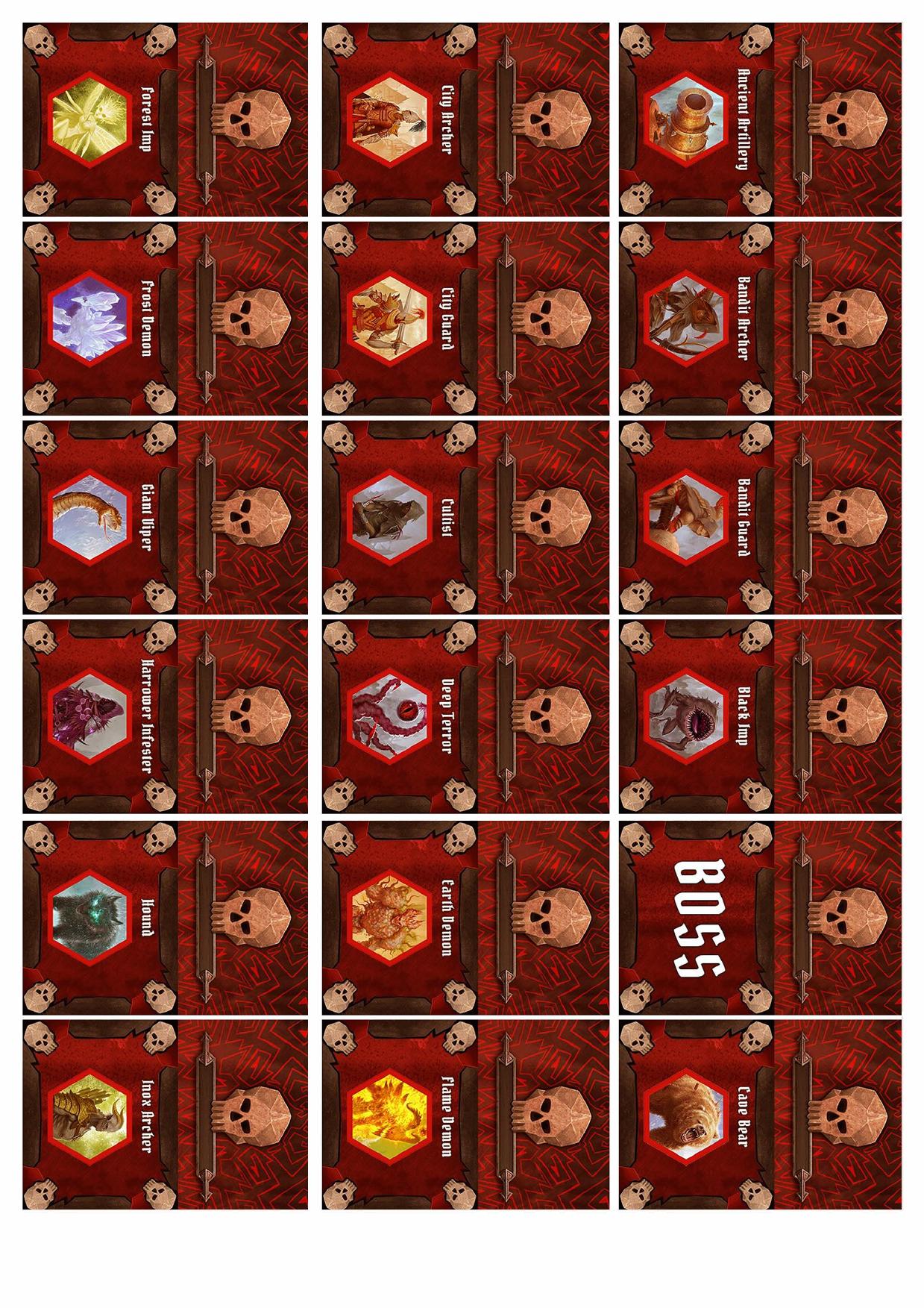 Gloomhaven Initiative Cards v2 (Printable) corrected