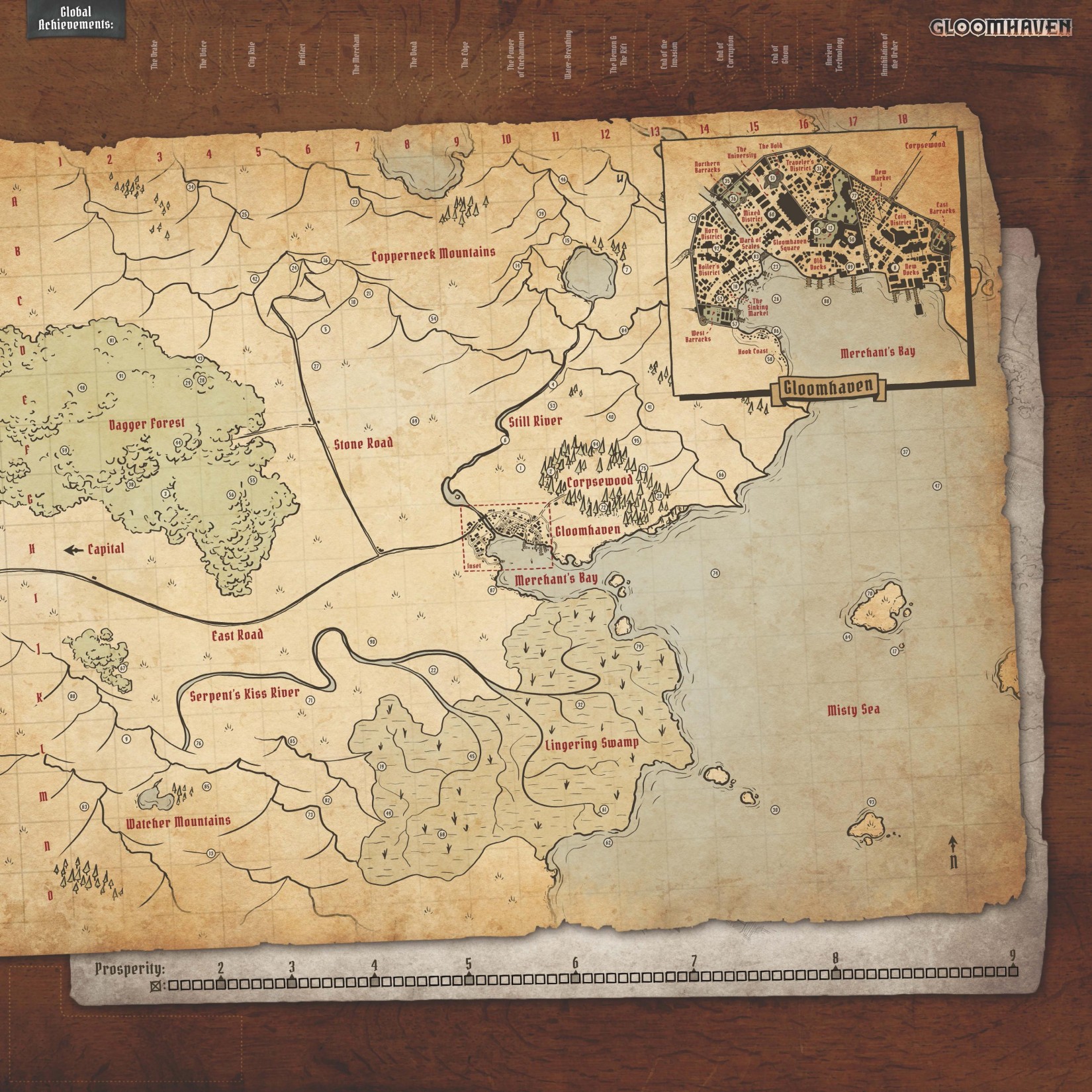 Gloomhaven - Interactive Map v1.0
