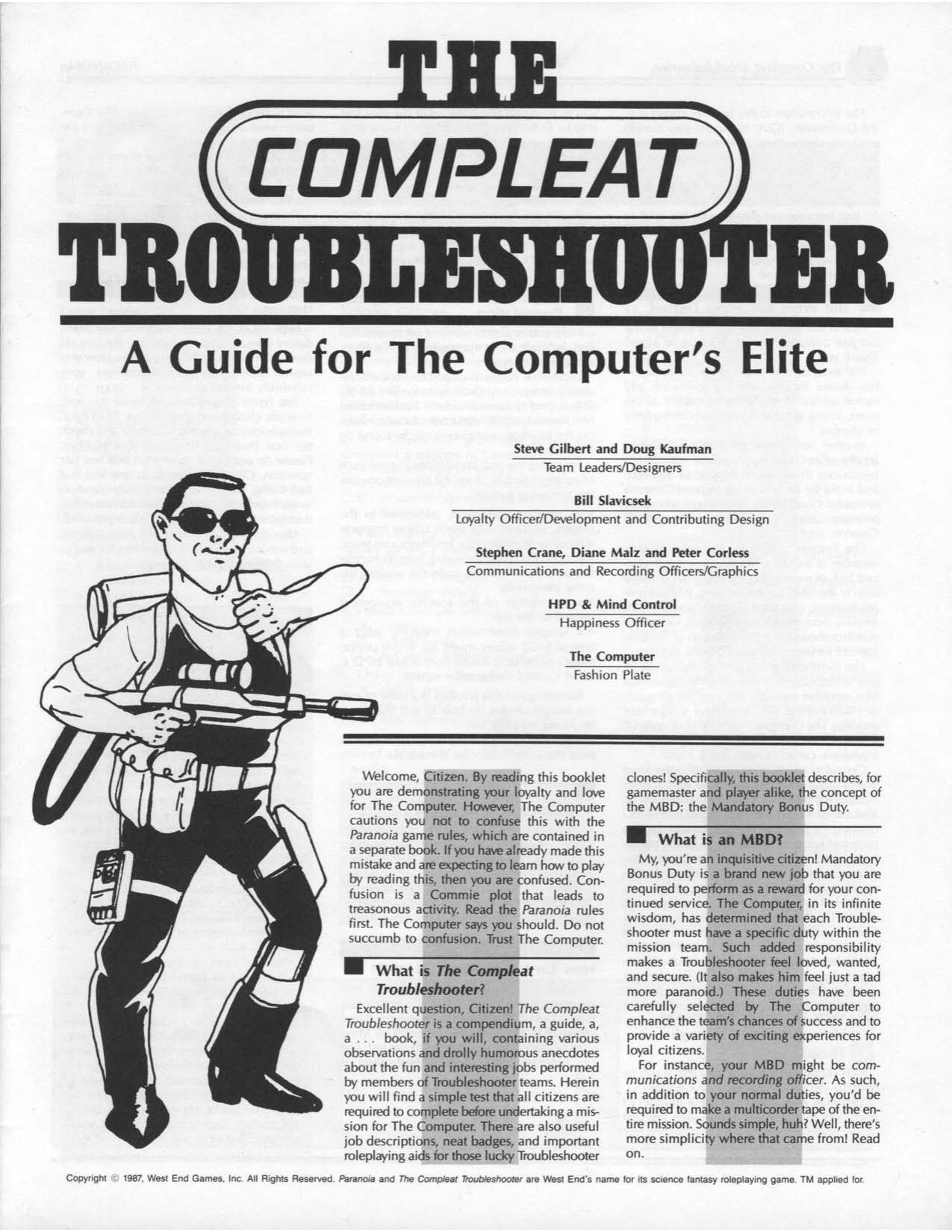 The Compleat Troubleshooter
